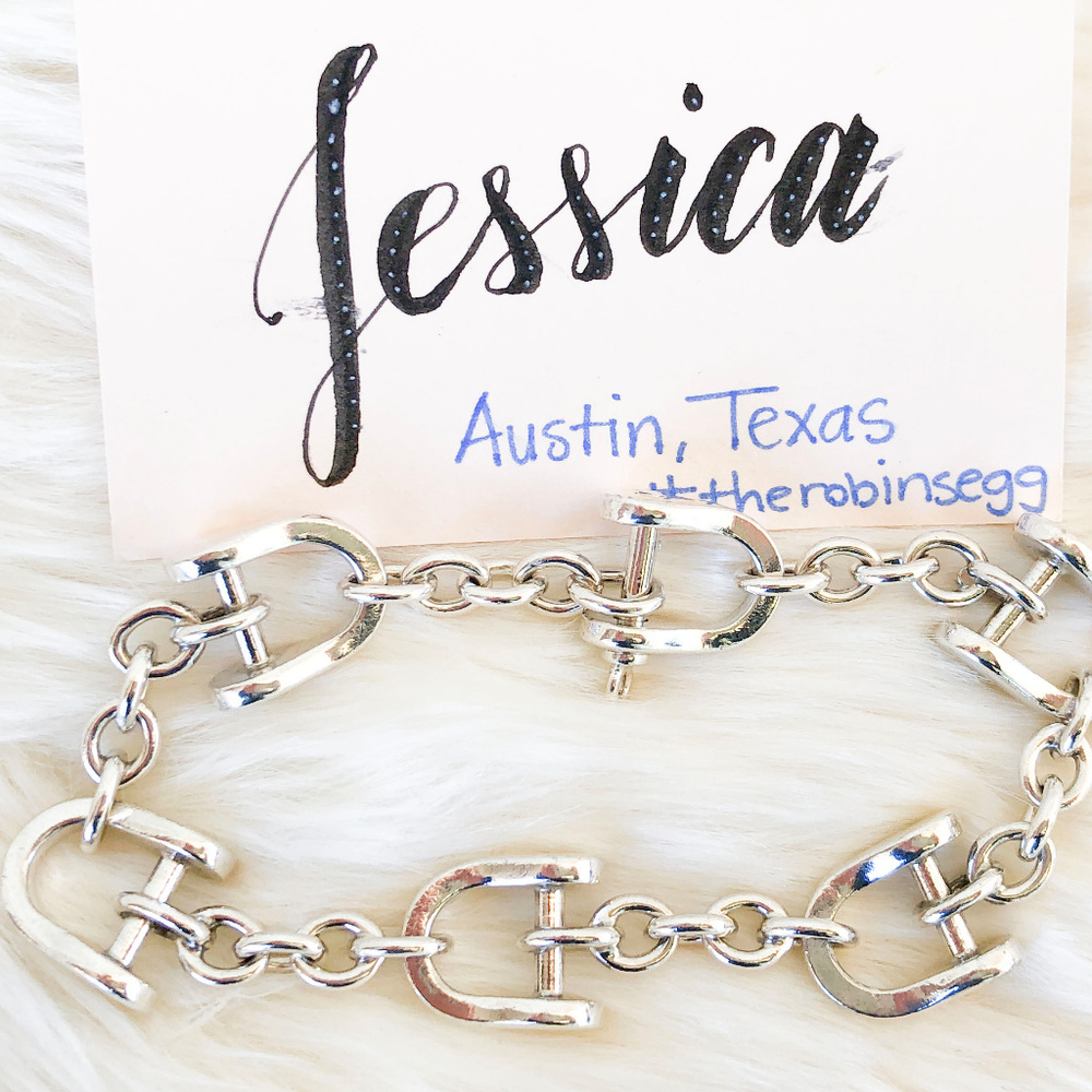 Vintage Tiffany Stirrup Link Bracelet